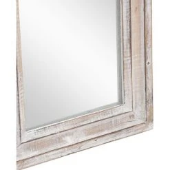 WOMO DESIGN Miroir Mural Vintage Montage Horizontal/vertical Cadre Bois Manguier 80x160 Cm -Miroir Soldes Boutique 43000828 2