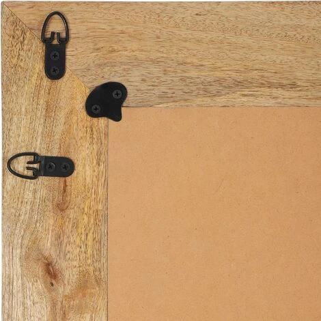 WOMO-DESIGN Miroir Mural 90 X 120 Cm En Bois De Manguier Fait à La Main Horizontal/vertical 5 WOMO-DESIGN Miroir Mural 90 X 120 Cm En Bois De Manguier Fait à La Main Horizontal/vertical – Image 3