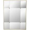 Atmosphera - Miroir Mural Art Déco En Métal Doré 70 X 90 Cm - Doré -Miroir Soldes Boutique 43007916 1