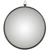 LES TENDANCES Miroir Mural Rond Verre Et Métal Noir Verde D 61 Cm -Miroir Soldes Boutique 43309754 1