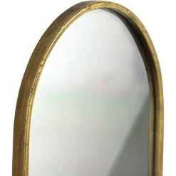 WHITELABEL Miroir Mural - Métal - Antique Messing Doré - 83x36x20 - Look A Like - Bronze Antique -Miroir Soldes Boutique 44139402 5