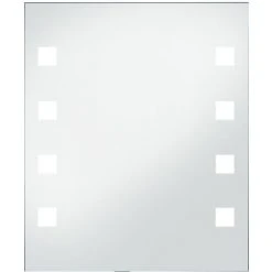 TALKEACH Miroir Mural à LED Pour Salle De Bains 50 X 60 Cm 8 TALKEACH Miroir Mural à LED Pour Salle De Bains 50 X 60 Cm -Miroir Soldes Boutique 44630420 2