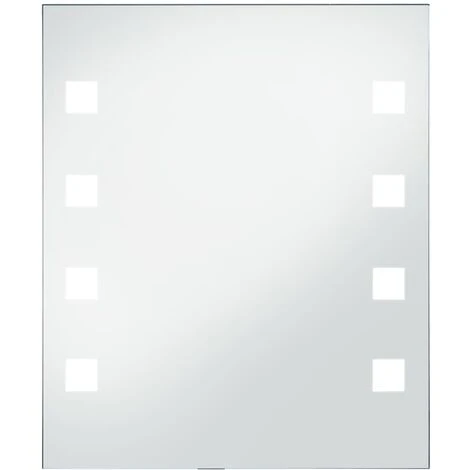 TALKEACH Miroir Mural à LED Pour Salle De Bains 50 X 60 Cm 4 TALKEACH Miroir Mural à LED Pour Salle De Bains 50 X 60 Cm – Image 2