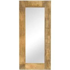 HAPPYSHOPPING Miroir Bois Massif De Manguier 50 X 110 Cm -Miroir Soldes Boutique 44634504 3