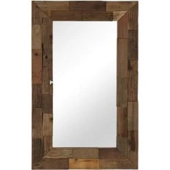 HAPPYSHOPPING Miroir Bois De Recuperation Massif 50 X 80 Cm 9 HAPPYSHOPPING Miroir Bois De Recuperation Massif 50 X 80 Cm -Miroir Soldes Boutique 44634915 3