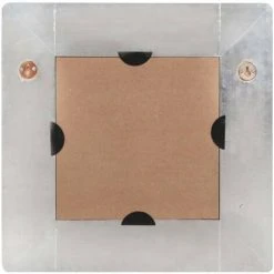 HAPPYSHOPPING Miroir De Style Aviation 50x50 Cm Metal -Miroir Soldes Boutique 44636488 3