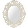 BISCOTTINI MIROIR MURAL EN BOIS AVEC FINITION BLANC ANTIQUE FABRIQUÉ EN ITALIE -Miroir Soldes Boutique 44816627 1