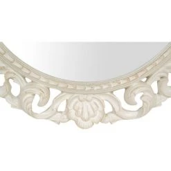 BISCOTTINI MIROIR MURAL EN BOIS AVEC FINITION BLANC ANTIQUE FABRIQUÉ EN ITALIE 9 BISCOTTINI MIROIR MURAL EN BOIS AVEC FINITION BLANC ANTIQUE FABRIQUÉ EN ITALIE -Miroir Soldes Boutique 44816640 3