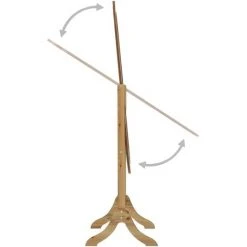 VidaXL Miroir Sur Pied Bois Clair 46x48x164 Cm - Brun 10 VidaXL Miroir Sur Pied Bois Clair 46x48x164 Cm - Brun -Miroir Soldes Boutique 44819384 4