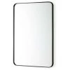 LES TENDANCES Miroir Mural Rectangulaire Métal Noir Ola -Miroir Soldes Boutique 44821110 1