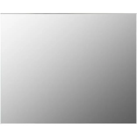 HAPPYSHOPPING Miroir Sans Cadre 100x60 Cm Verre 3 HAPPYSHOPPING Miroir Sans Cadre 100x60 Cm Verre