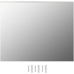 HAPPYSHOPPING Miroir Sans Cadre 100x60 Cm Verre 8 HAPPYSHOPPING Miroir Sans Cadre 100x60 Cm Verre -Miroir Soldes Boutique 45117682 2