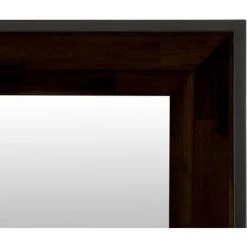 LES TENDANCES Miroir Mural Rectangulaire Acacia Massif Et Métal Noir Zayane 11 LES TENDANCES Miroir Mural Rectangulaire Acacia Massif Et Métal Noir Zayane -Miroir Soldes Boutique 45310141 5