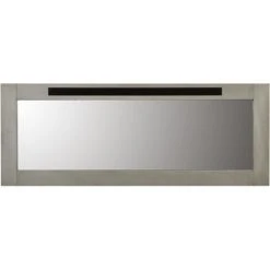 LES TENDANCES Miroir Mural Rectangulaire Bois Chêne Gris Menior 170 Cm