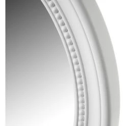 LOLAHOME Miroir Rond Ø 45 Cm En Verre Blanc Et Plastique -Miroir Soldes Boutique 45790304 2