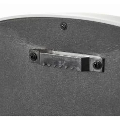 LOLAHOME Miroir Rond Ø 45 Cm En Verre Blanc Et Plastique -Miroir Soldes Boutique 45790304 3