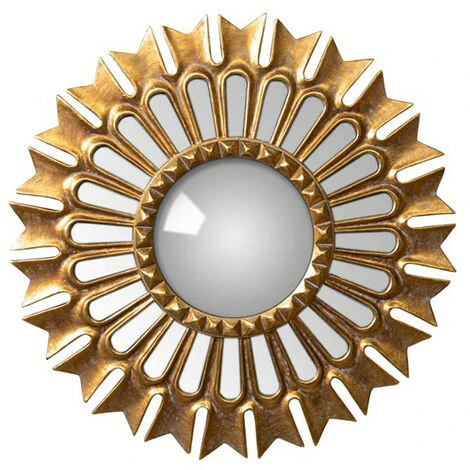 CHEHOMA Miroir Convexe Doré Doplo 38cm - Doré 4 CHEHOMA Miroir Convexe Doré Doplo 38cm - Doré – Image 2