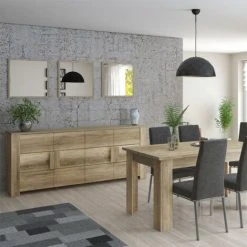 DANSMAMAISON Miroir Carré Chêne Blond - FRUITA - L 60 X L 2 X H 60 Cm - Bois -Miroir Soldes Boutique 45792492 3