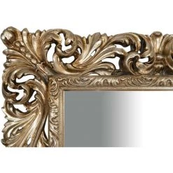 BISCOTTINI MIROIR MURAL EN BOIS AVEC FINITION FEUILLE D'ARGENT ANTIQUE MADE IN ITALY -Miroir Soldes Boutique 46224673 4