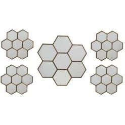 VMO HOME SET 5 MIROIRS MURALE MIZA BRO