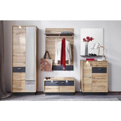 LES TENDANCES Miroir Mural Avec Tablette Gris Foncé Dravy 69 Cm 5 LES TENDANCES Miroir Mural Avec Tablette Gris Foncé Dravy 69 Cm – Image 3