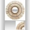 AUTRES Miroir Seagrass Laya - Ø60 Cm - Beige