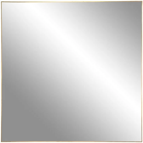 Miroir Carré Avec Cadre En Acier Aspect Laiton - 60 X 60 Cm -PEGANE- 3 Miroir Carré Avec Cadre En Acier Aspect Laiton - 60 X 60 Cm -PEGANE-