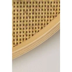 Miroir Mural Rond Avec Porte-manteau En Bois Tinka SKLUM Bois - Marron Bois Naturel -Miroir Soldes Boutique 47310106 5