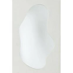 Miroir Mural En Bois Airan SKLUM Bois De Pin - Blanc