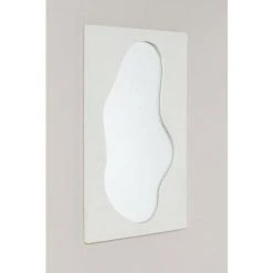 Miroir Mural En Bois Airan SKLUM Bois De Pin - Blanc 10 Miroir Mural En Bois Airan SKLUM Bois De Pin - Blanc -Miroir Soldes Boutique 47310158 4