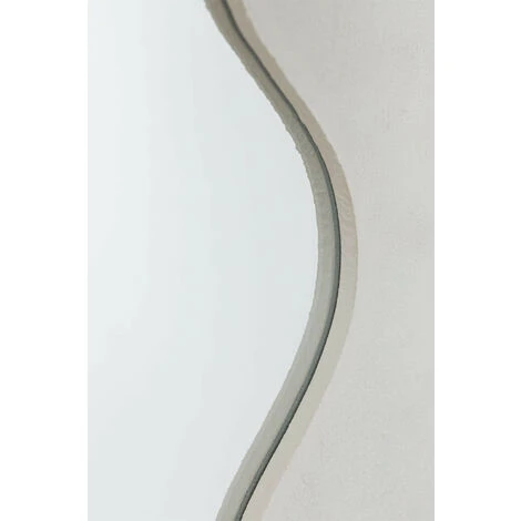 Miroir Mural En Bois Airan SKLUM Bois De Pin - Blanc 7 Miroir Mural En Bois Airan SKLUM Bois De Pin - Blanc – Image 5