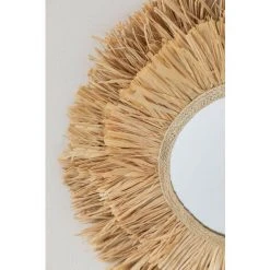 Miroir Rond En Raphia Willow SKLUM Raphia -Miroir Soldes Boutique 47310159 5
