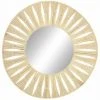 CEANOTHE Miroir Rond Malaysia 50 Cm - Brut