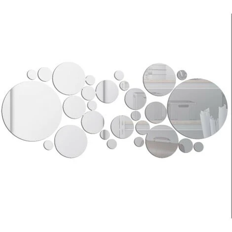 Miroirs Muraux Rond,Triomphe 3D Amovible Miroir Autocollant Stickers Avec Adhésif Pour Chambre Salon Décoration D'intérieur 30 Pcs 3 Miroirs Muraux Rond,Triomphe 3D Amovible Miroir Autocollant Stickers Avec Adhésif Pour Chambre Salon Décoration D'intérieur 30 Pcs