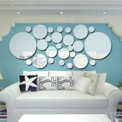 Miroirs Muraux Rond,Triomphe 3D Amovible Miroir Autocollant Stickers Avec Adhésif Pour Chambre Salon Décoration D'intérieur 30 Pcs 9 Miroirs Muraux Rond,Triomphe 3D Amovible Miroir Autocollant Stickers Avec Adhésif Pour Chambre Salon Décoration D'intérieur 30 Pcs -Miroir Soldes Boutique 47435264 3