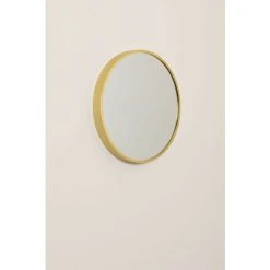 Miroir Mural Rond En Métal Siloh Gold SKLUM Fer - Verre - ~5' X 7' 10 Miroir Mural Rond En Métal Siloh Gold SKLUM Fer - Verre - ~5' X 7' -Miroir Soldes Boutique 47517188 4