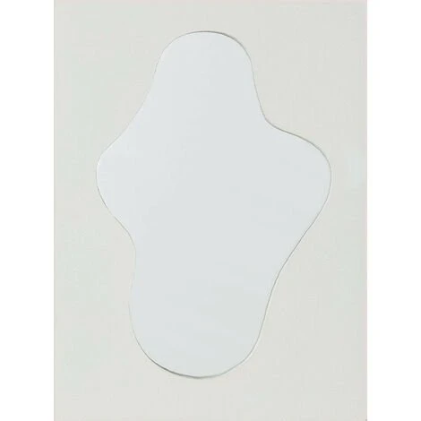 Miroir Mural En Bois De Pin Cloyd SKLUM Bois De Pin - Blanc 3 Miroir Mural En Bois De Pin Cloyd SKLUM Bois De Pin - Blanc