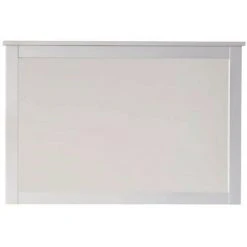 LES TENDANCES Miroir Mural Rectangulaire Mélaminé Blanc Leone