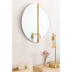 Miroir Mural Jasmin SKLUM Fer Doré - Doré -Miroir Soldes Boutique 47884984 2