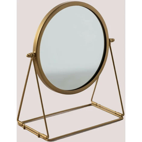 Miroir De Table En Métal Ervin SKLUM Fer Doré - Doré 3 Miroir De Table En Métal Ervin SKLUM Fer Doré - Doré