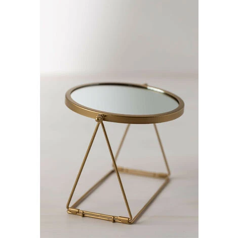 Miroir De Table En Métal Ervin SKLUM Fer Doré - Doré 6 Miroir De Table En Métal Ervin SKLUM Fer Doré - Doré – Image 4