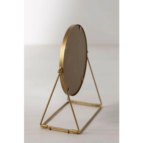 Miroir De Table En Métal Ervin SKLUM Fer Doré - Doré 7 Miroir De Table En Métal Ervin SKLUM Fer Doré - Doré – Image 5