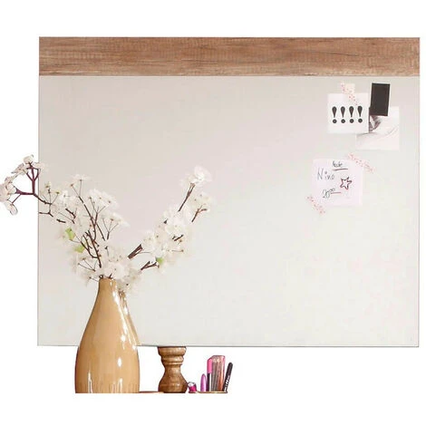 LES TENDANCES Miroir Mural Rectangulaire Mélaminé Chêne Clair Ylias 3 LES TENDANCES Miroir Mural Rectangulaire Mélaminé Chêne Clair Ylias