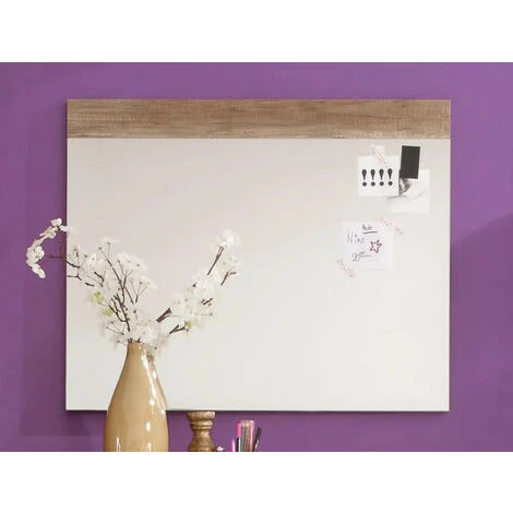 LES TENDANCES Miroir Mural Rectangulaire Mélaminé Chêne Clair Ylias 5 LES TENDANCES Miroir Mural Rectangulaire Mélaminé Chêne Clair Ylias – Image 3