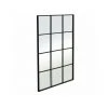 IXIA Miroir Fenêtre Métal Noir - 90x120cm - Noir -Miroir Soldes Boutique 47984151 1