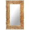 HAPPYSHOPPING Miroir 80x50 Cm Bois De Manguier Massif 1 HAPPYSHOPPING Miroir 80x50 Cm Bois De Manguier Massif -Miroir Soldes Boutique 48210654 1