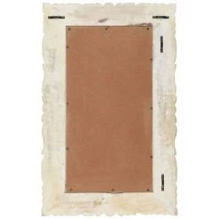 HAPPYSHOPPING Miroir Blanc 80x50 Cm Bois De Manguier Massif 9 HAPPYSHOPPING Miroir Blanc 80x50 Cm Bois De Manguier Massif -Miroir Soldes Boutique 48210673 3