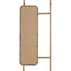 WHITELABEL Miroir En Bambou Naturel Décor à La Maison 170x75x12 Cm - Persona - Brun -Miroir Soldes Boutique 48539784 4