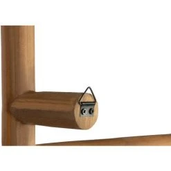 WHITELABEL Miroir En Bambou Naturel Décor à La Maison 170x75x12 Cm - Persona - Brun -Miroir Soldes Boutique 48539784 5