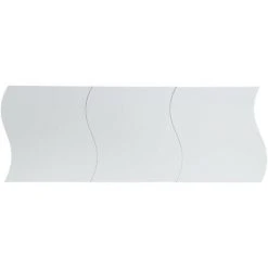 THE HOME DECO FACTORY Décoration Murale Miroir à Coller Palette Vague Argent - Argent -Miroir Soldes Boutique 48749194 4